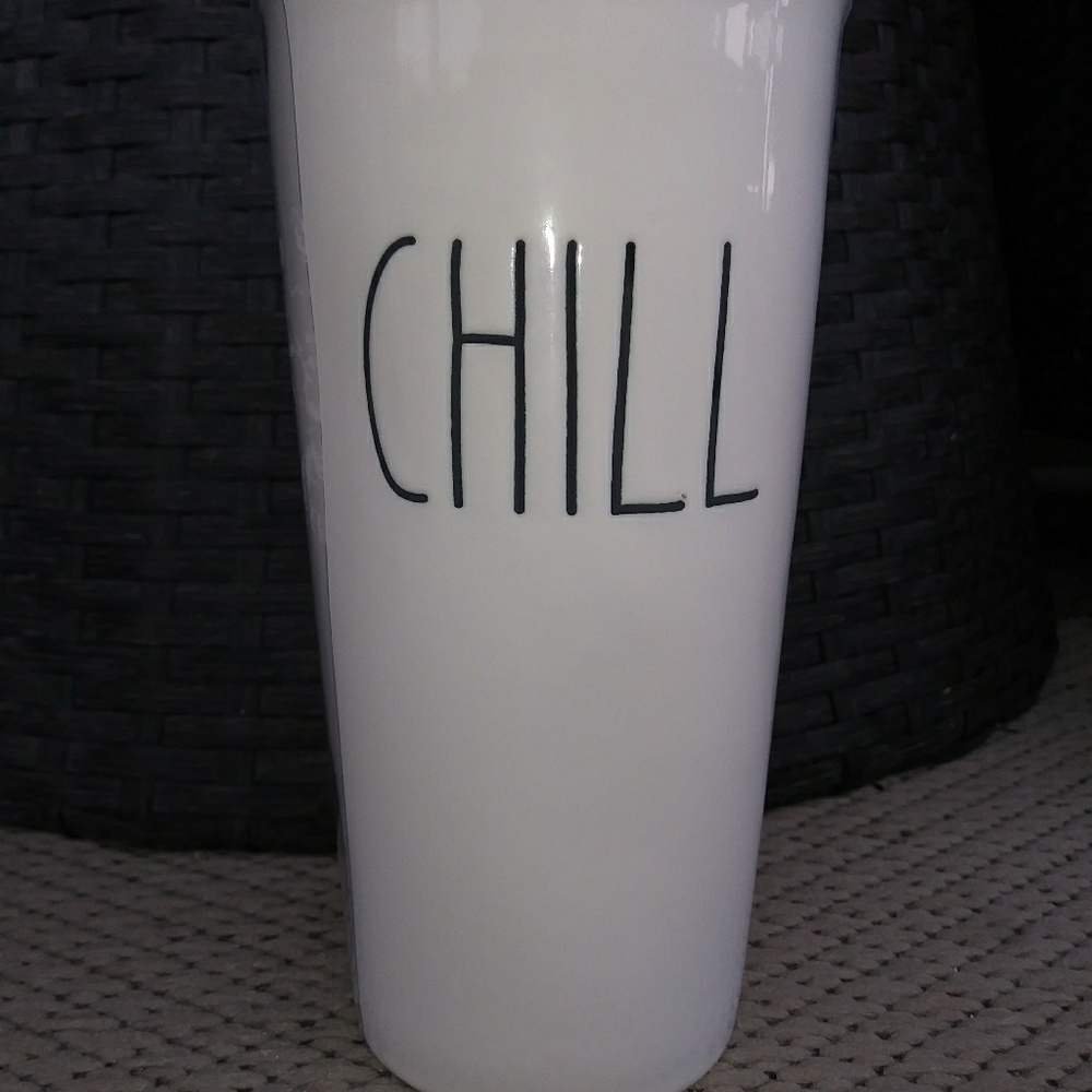 Rae Dunn brand new CHILL travel mug with lid